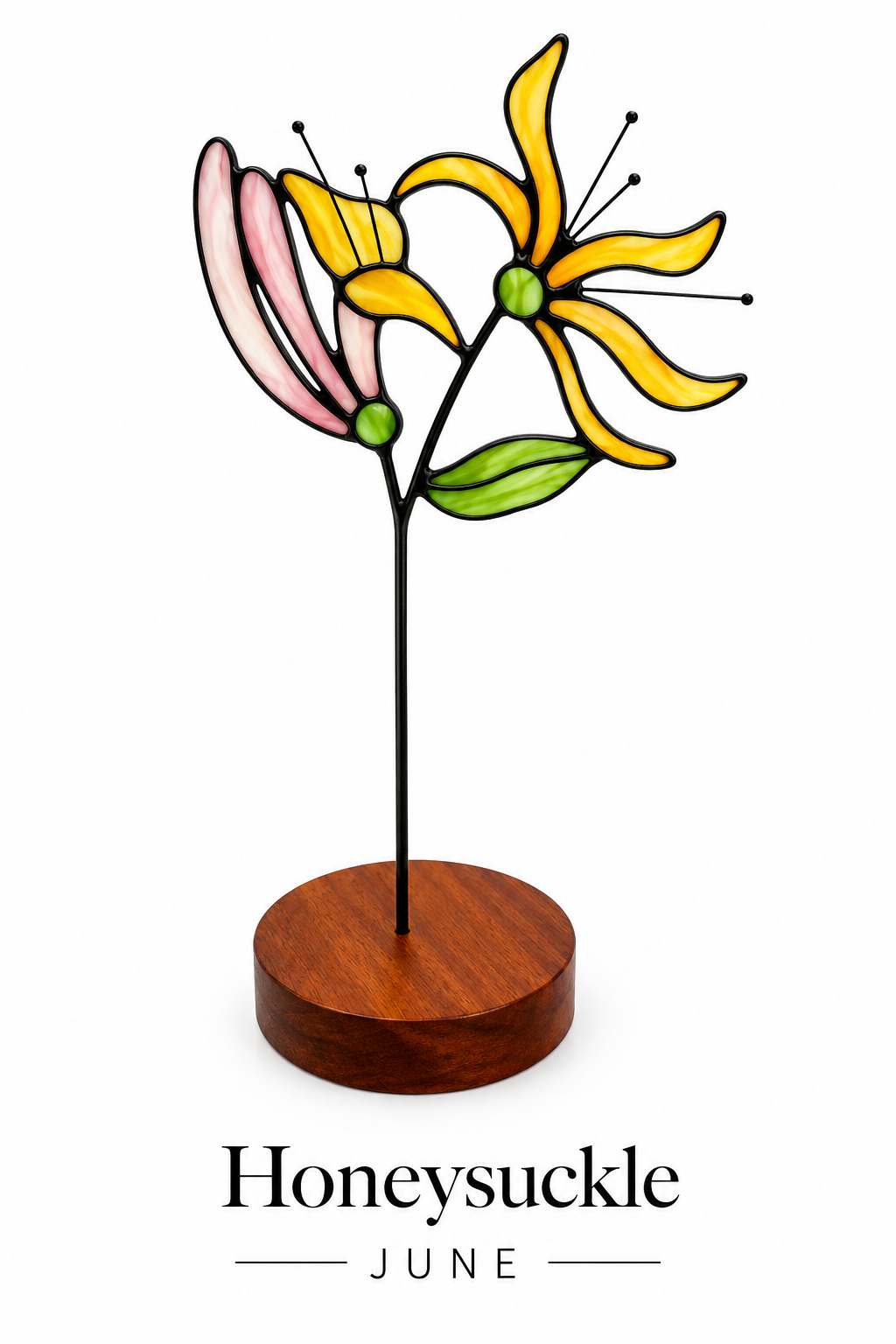 Handmade Glass Birth Month Flower — view 6