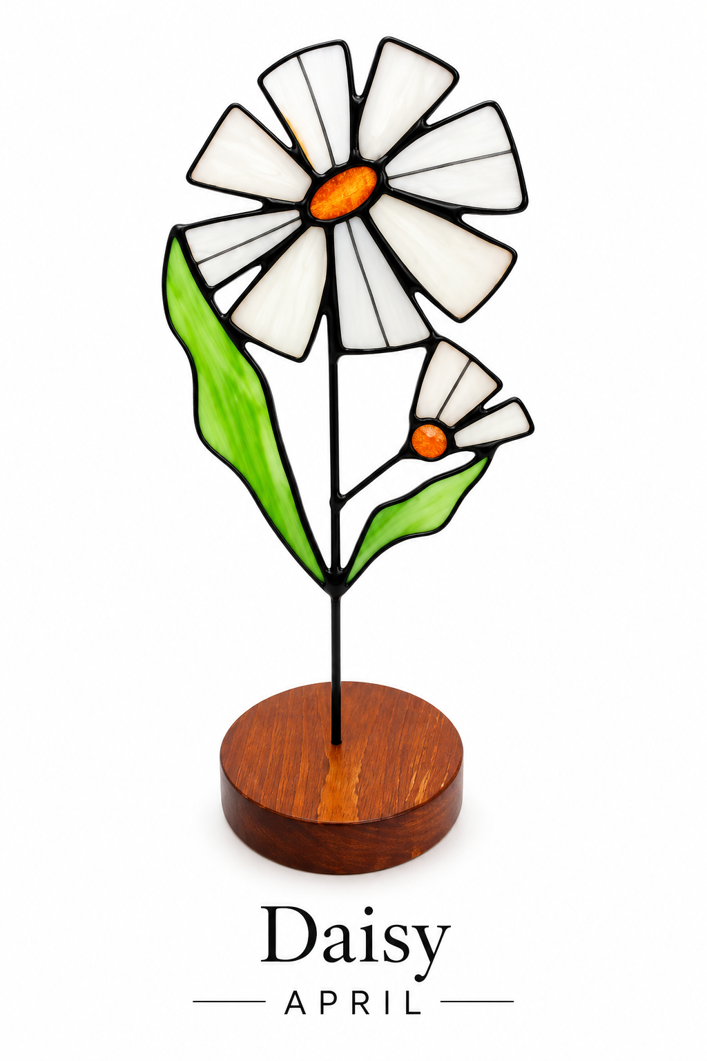 Handmade Glass Birth Month Flower — view 4